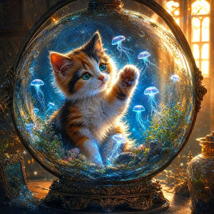 Huacan Full Square Round Drill DIY Diamond Painting Cat Crystal Ball Diamond Mosaic Animal Art Picture Of Rhinestones