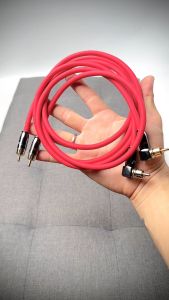Dây AV Hoa Sen RCA (đầu góc vuông + đầu thẳng) dài 0.8m-1.5m-3m-5m-8m-10m giá 1 cặp (2 dây) | dây 4 đầu av hoa sen rca cable jack hoa sen cong.