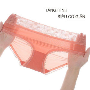 Set hộp 5 chiếc quần lót nữ lụa băng tàng hình - Chất liệu lụa băng cao cấp co giãn 4 chiều - Mã QL06