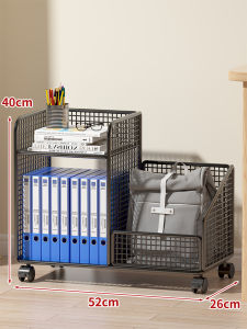 Movable Bookshelf With Wheels
