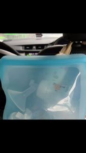 Multi-Size UV Sterilizable Breast Pump Storage Bag Multipurpose silicone bag - BPA Free Silicone Pouch for Breastfeeding Essentials