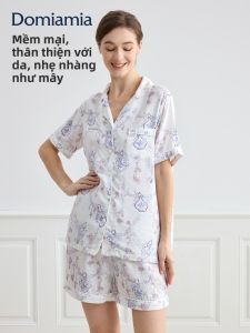 DOMIAMIA | Bộ Đồ Ngủ Chăm Sóc Sau Sinh Thoáng Khí Chống Khuẩn