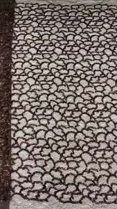 2026 Elegant Nigerian African Groom Mesh Lace Fabric High Quality French Tulle Sequins Lace Fabric For Evening Dress 5 Yards