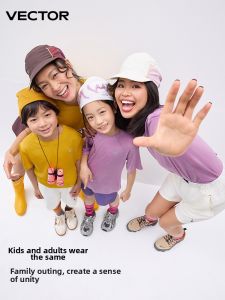 VECTOR | Wool Merino Quick Drying Parent-child Short Sleeve T-shirt