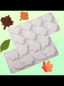 Khuôn Silicon Hình Lá Phong Làm Bánh Mousse Và Món Tráng Miệng Khuôn Nướng Thân Thiện Với Môi Trường