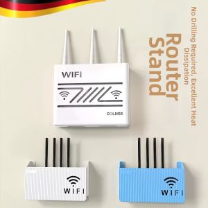 NAIFUNA | Wall Mounted Wireless Device Storage Rack No Drilling Required