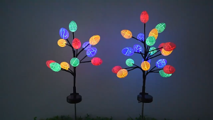Combo 10 Đèn Cắm Đất NLMT Hình Trứng Decor Ngoại Thất Sinh Động