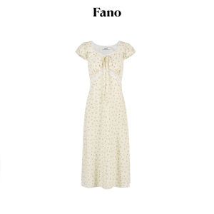 Fano | Đầm A-line Hoa Phong Cách Nước Pháp