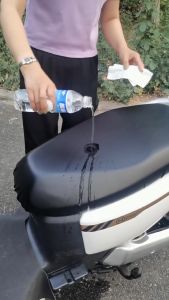 Universal Mat Dustproof Seat PU Leather Seat Cover Waterproof Sun Protection Seatcover Cushion Cover Motorcycle Seat Cover