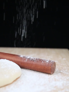 Wooden Rolling Pin Red Sandalwood Dough Roller for Pastry Dumpling Wrapper Baking Penggelek Doh Kayu Dapur Use