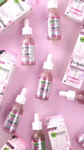 Garnier Sakura White Hyaluron 30x Booster Serum 30ml - Brightening Hydrating Serum with Japanese Sakura Extract & Hyaluronic Acid for Glowing Glass Skin