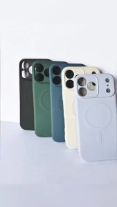 Luxury Magsafe Magnetic Wireless Charging Case For iPhone 17 Pro Max Air Soft TPU Silicone Back Cover Case