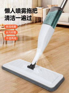 Hand-Free Water Spraying Mop Wet And Dry Dual Purpose Household Cleaning Tool Disinfection Spray Mop Stainless Steel Pole