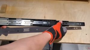 Drawer Guide 3 Fold Heavy Duty (10 inches to 20 inches) Drawer Slide Full Extension Regular or Soft Close Ball or Push to Open Bearing Nugen for Cabinets Drawers TGC (1 Pair)