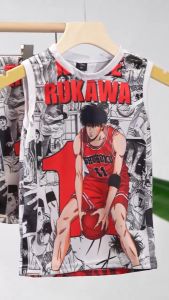 Kids for boy jersey terno slam dunk 2-7yrsold RUKAWA