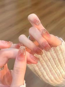 Skin-whitening Multicolor Adhesive Nails