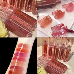 Lip glaze plain water mirror lip glaze lipstick whitening moisturizing makeup