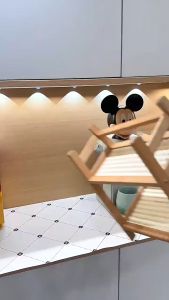 ชั้นวางเครื่องปรุง ไม้ไผ่ แบบ 2ชั้น ที่วางแก้วกาแฟ หวาย สไตล์มินิมอล ชั้นวางของตั้งโต๊ะ