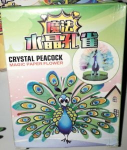 Trò chơi Tuổi thơ_Trò chơi khoa học _Một bộ Con Công nở hoa bằng giấy