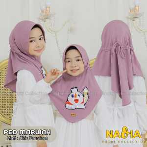 Kerudung anak mixue usia 2-7 tahun / jilbab anak model terbaru mixue bahan jersey airish PED MARWAH by Nadia