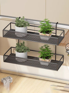 Hanging Storage Rack Multilevel Shelf Planter Holder