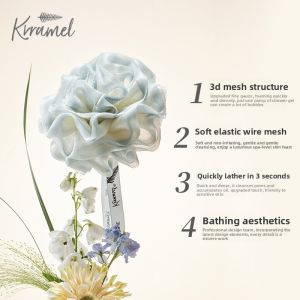 KRRAMEL | Ultra Soft Durable Rose Bath Bomb