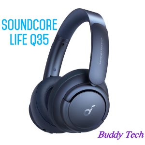 SOUNDCORE Life Q35 Multi Mode Active Noise Cancelling Headphones Bluetooth Headphones with LDAC for Hi Res Wireless Audio 40H Playtime Comfortable Fit Clear Calls for Home Work Travel