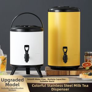 ZHIZHOU | Double Insulated Beverage Bucket For Milk Tea Shops