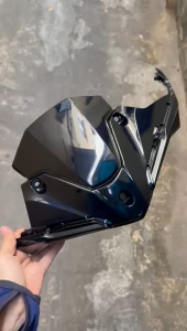 Bộ bợ cổ xám và Ốp chữ U đen nhám xe Airblade 2016 2017 2018 và 2019 (có bán lẻ từng món).