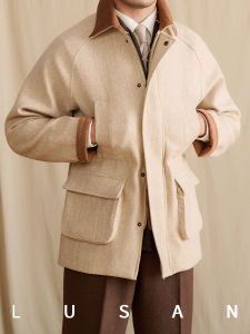 Warm Outdoor Tapered Wool Coat