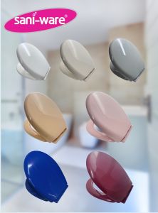 Sani-ware Soft Close Toilet Seat Cover Multiple Colours *SG*