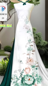 VẢI MAY ÁO DÀI Hoa Tà Siêu Xinh – Mẫu Mới Cô Giáo Yêu Thích