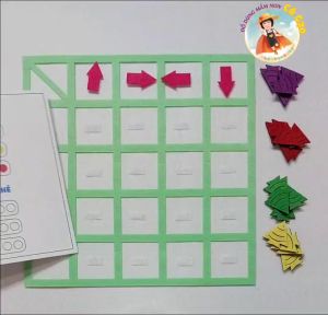 Bộ sắp xếp theo quy tắc đàn cá bơi vải nỉ cho bé(kt:30cm)