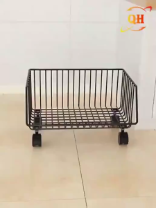 COD 3/4/5-Layer Bathroom Mobile Toy Storage Rack Kitchen Vegetable Sub Trolley Floor Fruit Living Room Household Floor Rack