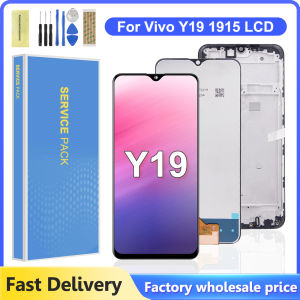 6.53 LCD Display Touch Screen Digitizer Assembly Replacement for Vivo Y19 1915 with Frame - Mobile Phone Screen Repair Part