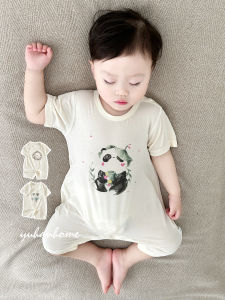 Summer Lightweight Short Sleeve Baby Romper: No-seam Onesie Baby Clothes for Infants & Toddlers