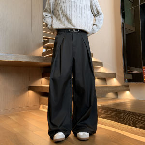 กางเกงขายาวทรงหลวมพับ ทรงหลวม ทรงตรง ทรงหลวม กางเกงขายาวทรงหลวมสำหรับผู้ชายและผู้หญิง CleanFit