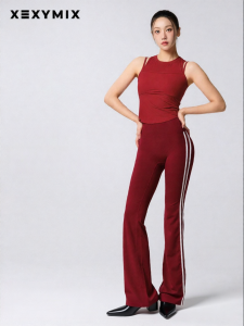 Womens Yoga Fitness Flared Trousers 10 Length