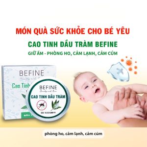 Cao tinh dầu tràm Befine - cao giữ ấm giảm mẩn ngứa tránh muỗi và côn trùng cho bé