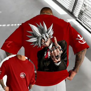 Bandai | Dragon Ball Z Goku Super Saiyan God Super Saiyan Anime T-Shirt for Men 100% Cotton Summer Casual Streetwear Cool Graphic