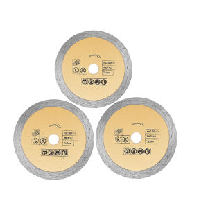 3 Inch Circular Saw Blade 75mm Stone Cutting Disc Mini Toothless Cut Off Wheel for Marble CeramicConcrete Granite Cutting 1-3Pcs