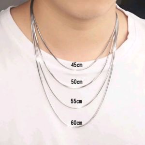 COD Bayar di Rumah KALUNG TITANIUM ANTI KARAT / KALUNG KEREN / KALUNG PRIA WANITA ANTI LUNTUR / KALUNG AKSESORIS FASHION / KALUNG BELUT HALUS / KALUNG BULAT / KALUNG BELUT KECIL / KALUNG LIONTIN / KALUNG STAINLESS / KALUNG TERBARU TITANIUM