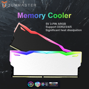 TUMMASTER  PC Memory Heatsink RAM Cooling Vest 5V 3-PIN ARGB for Desktop Computer Memory DDR3 DDR4 DDR5 DDR2