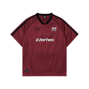 FORNINES | Retro V-Neck Loose Fit Couples T-Shirt
