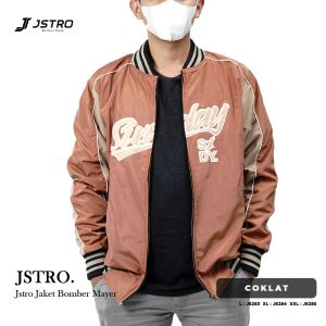 Jstro Jaket Bomber Mayer Coklat