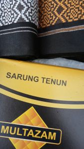 SARUNG TENUN DEWASA SARUNG MULTAZAM MOTIF SERIAL BLACK SARUNG PRIA BERKUALITAS