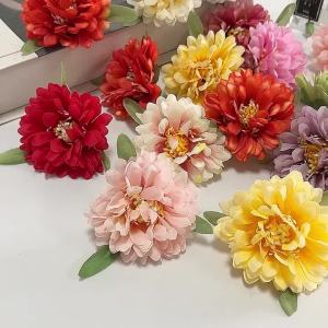 10/20/30Pcs Artificial Flowers Heads 6.5cm Fake Flowers For Home Decor Garden Wedding Decoration DIY Craft Wreath Gift Ornament