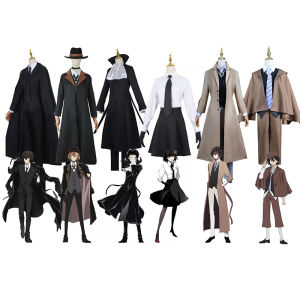 Anime Bungou Stray Dogs Men Women Chuuya Dazai Cosplay Costume Chuya Nakahara Cosplay Suit School Uniform Set