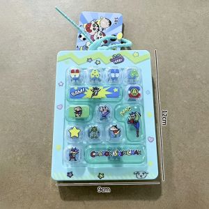 Bandai | Crayon Shin Chan Anime Keycap Móc Khóa Hoạt Hình Mặt Dây Chuyền Túi Charm Bàn Phím Mini Giảm Căng Thẳng Fidget Đồ Chơi Dành Cho Người Hâm Mộ