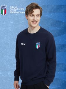 ALL STAR PARTNER | Waffle Pattern Blue Warm Hoodie Sportswear